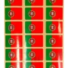 Portugal flag stickers