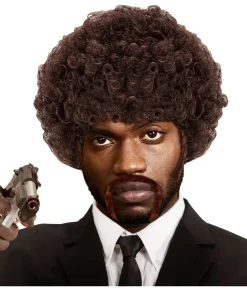 Pulp Fiction paryk med skæg