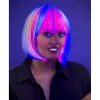 Rainbow UV paryk