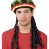 Rastahue med dreadlocks