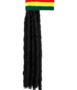 Rasta pandebånd med dreadlocks