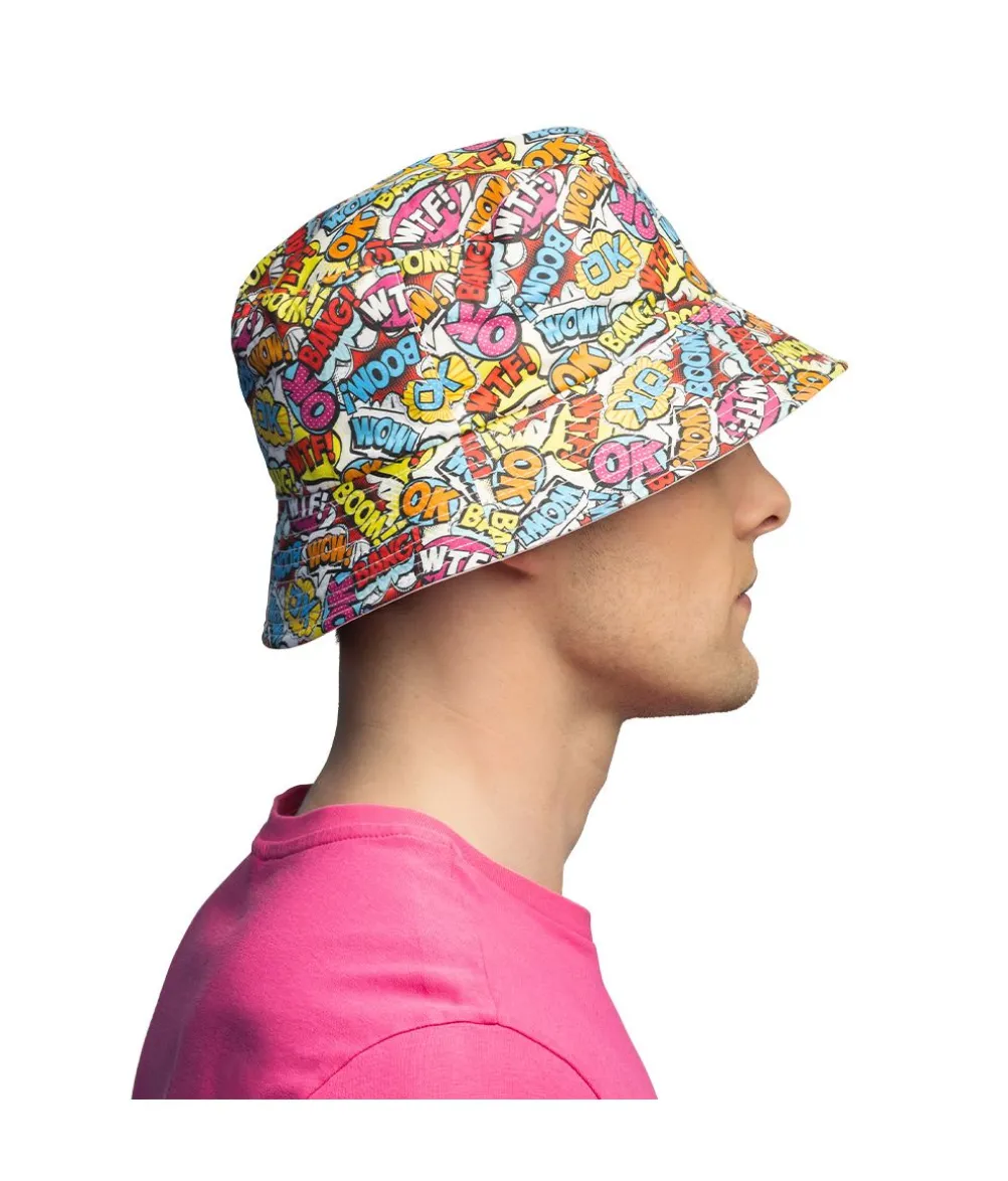 Rave pop art bøllehat
