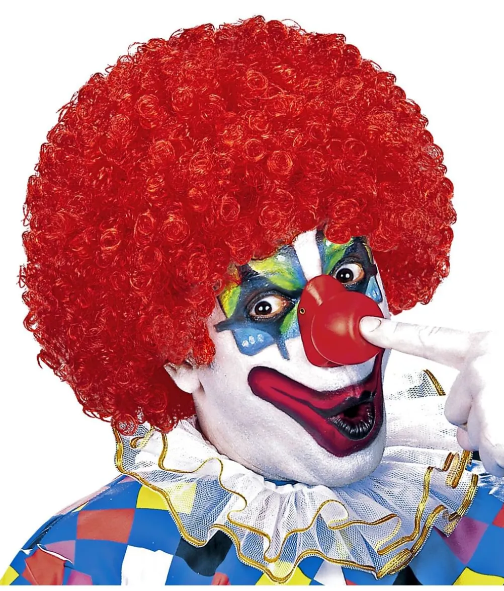 Rød afroparyk