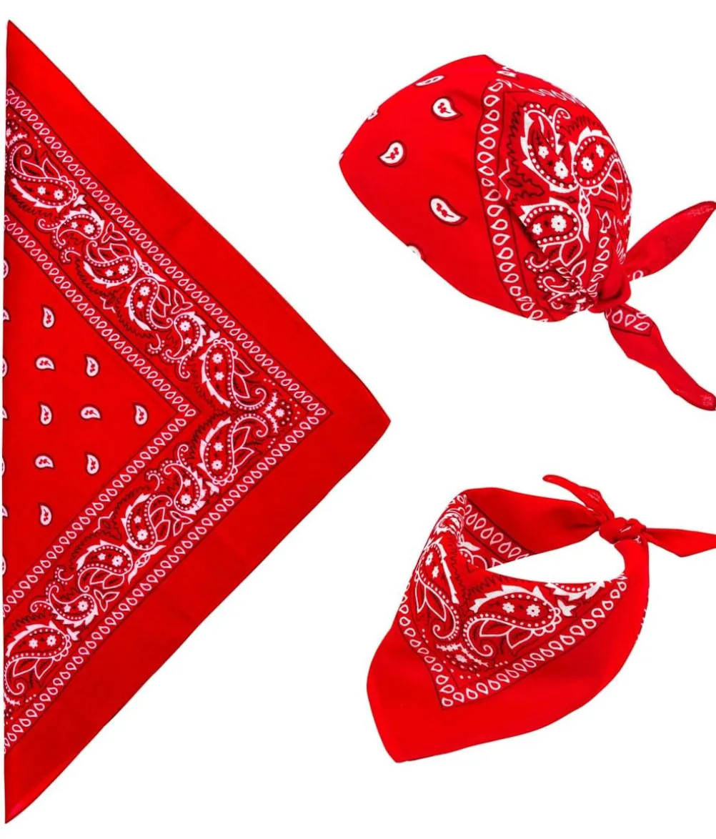 Rød bandana