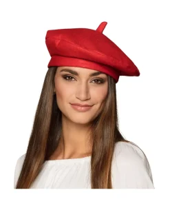 Rød baret