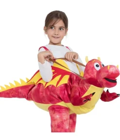 Rød Drage carry me kostume