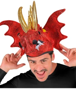 Rød drage hat