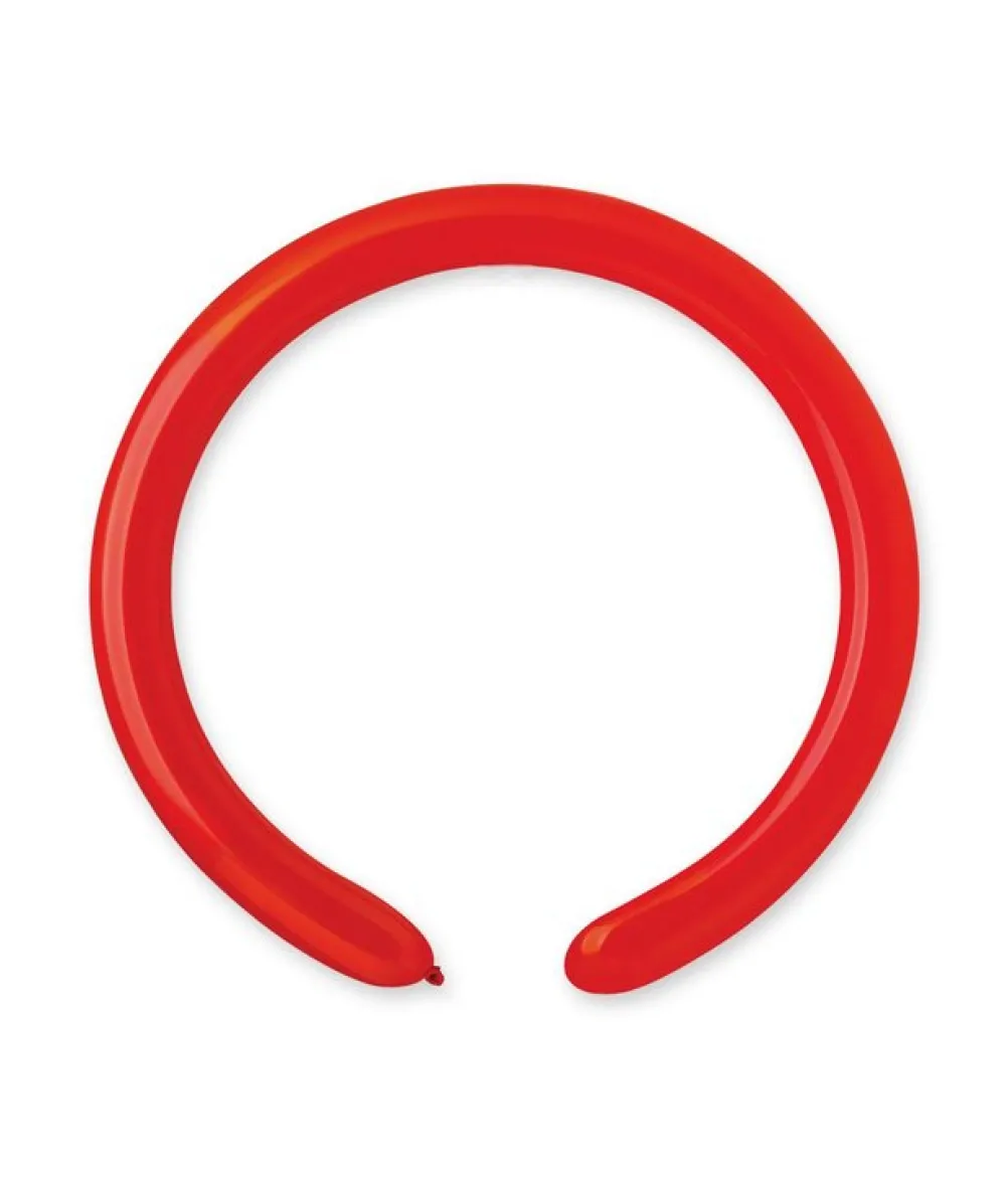 Røde modellerballoner, 100 stk
