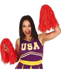 Røde pom poms