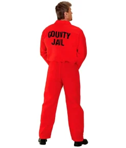 Rød fangedragt kostume