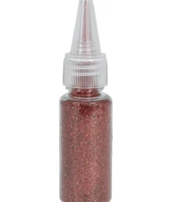 Rød glimmer til udklædning og pynt, 10g