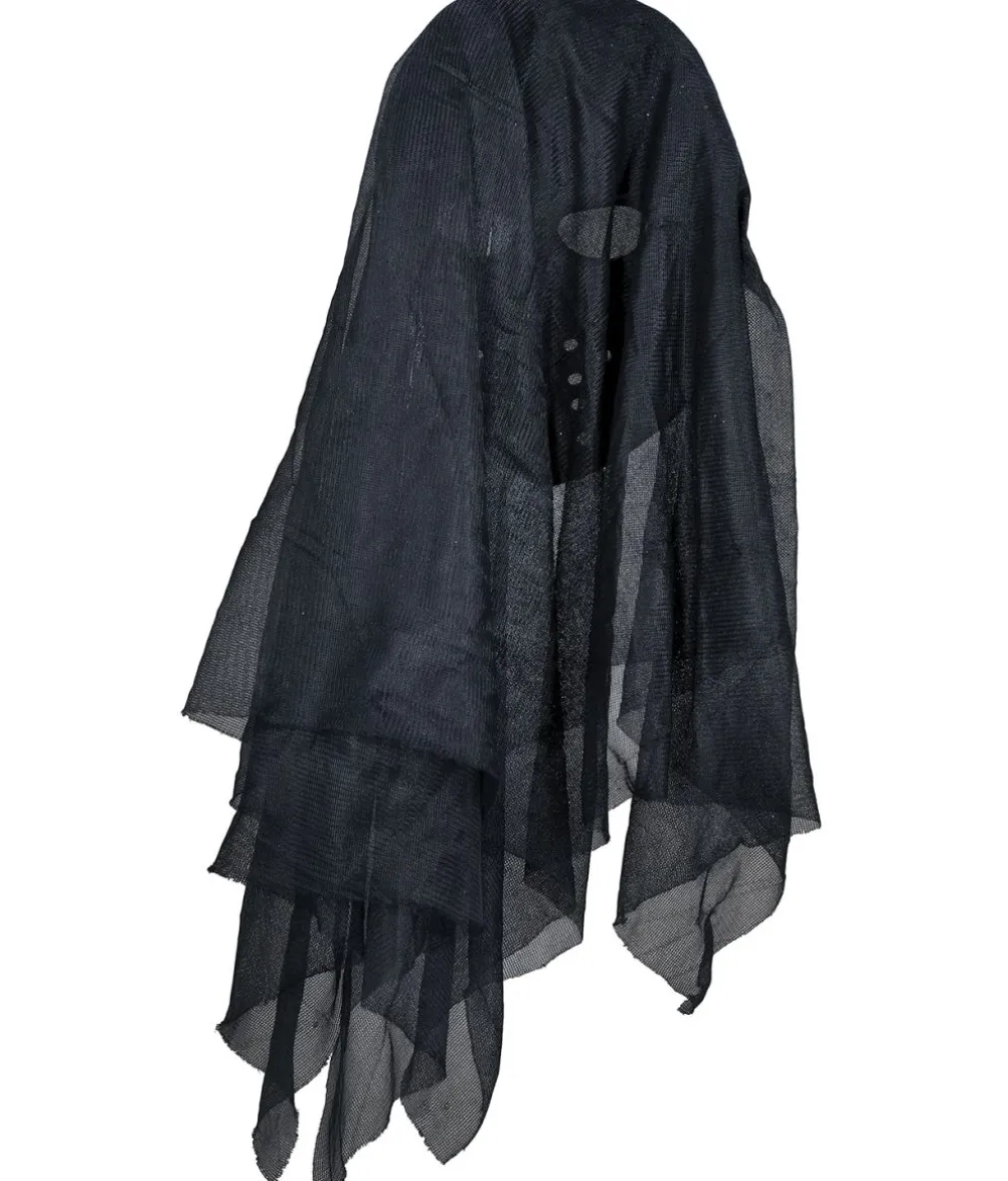 Rød hockeymaske