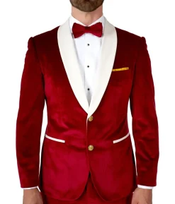 Rød julesmoking OppoSuits