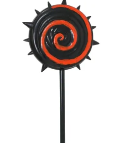 Rød og sort slikkepind, 20 cm