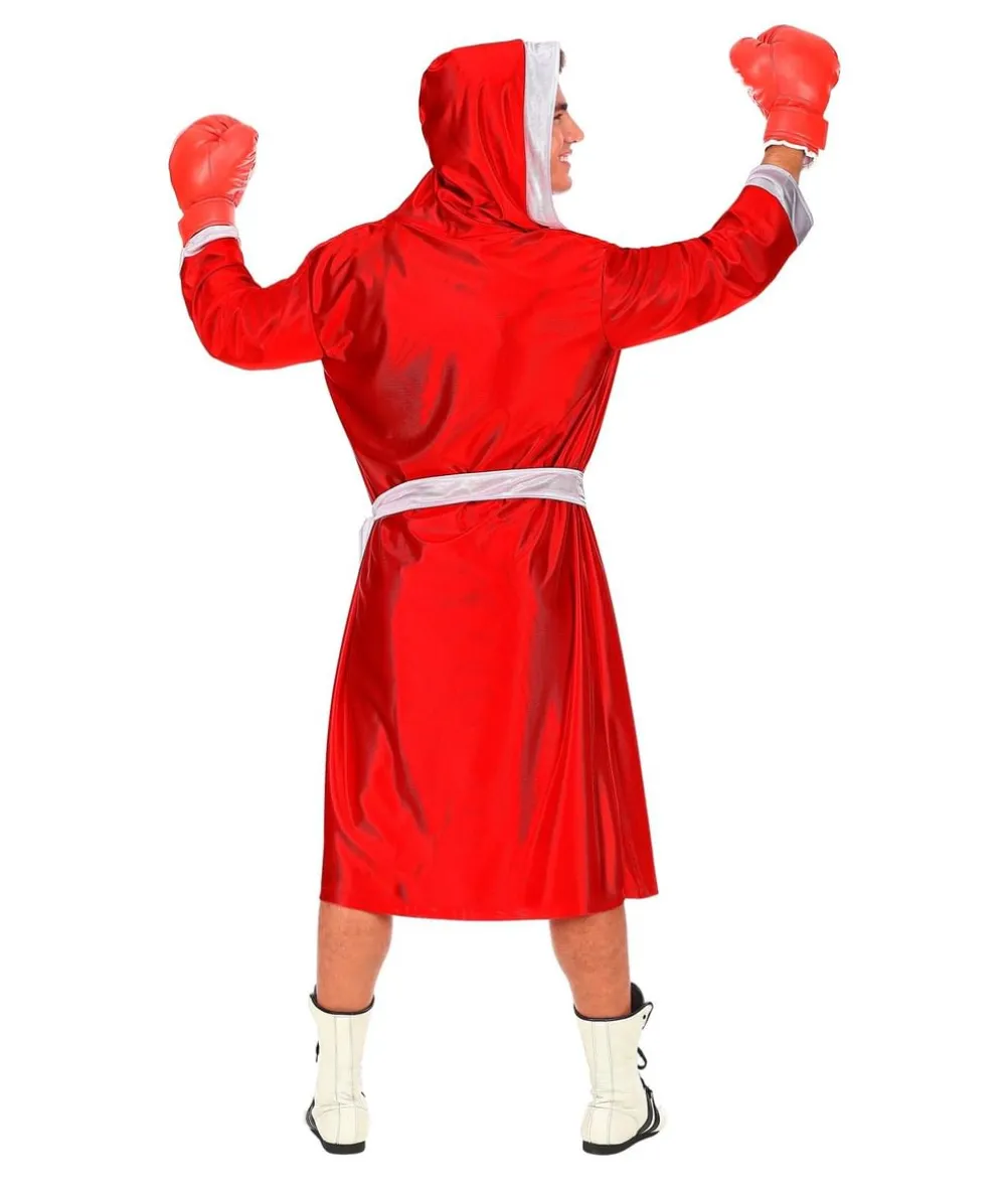 Rødt bokser kostume