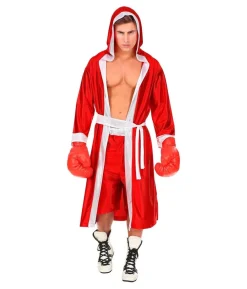 Rødt bokser kostume