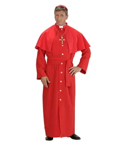 Rødt Kardinal kostume