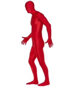 Rødt skinsuit