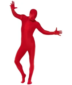 Rødt skinsuit