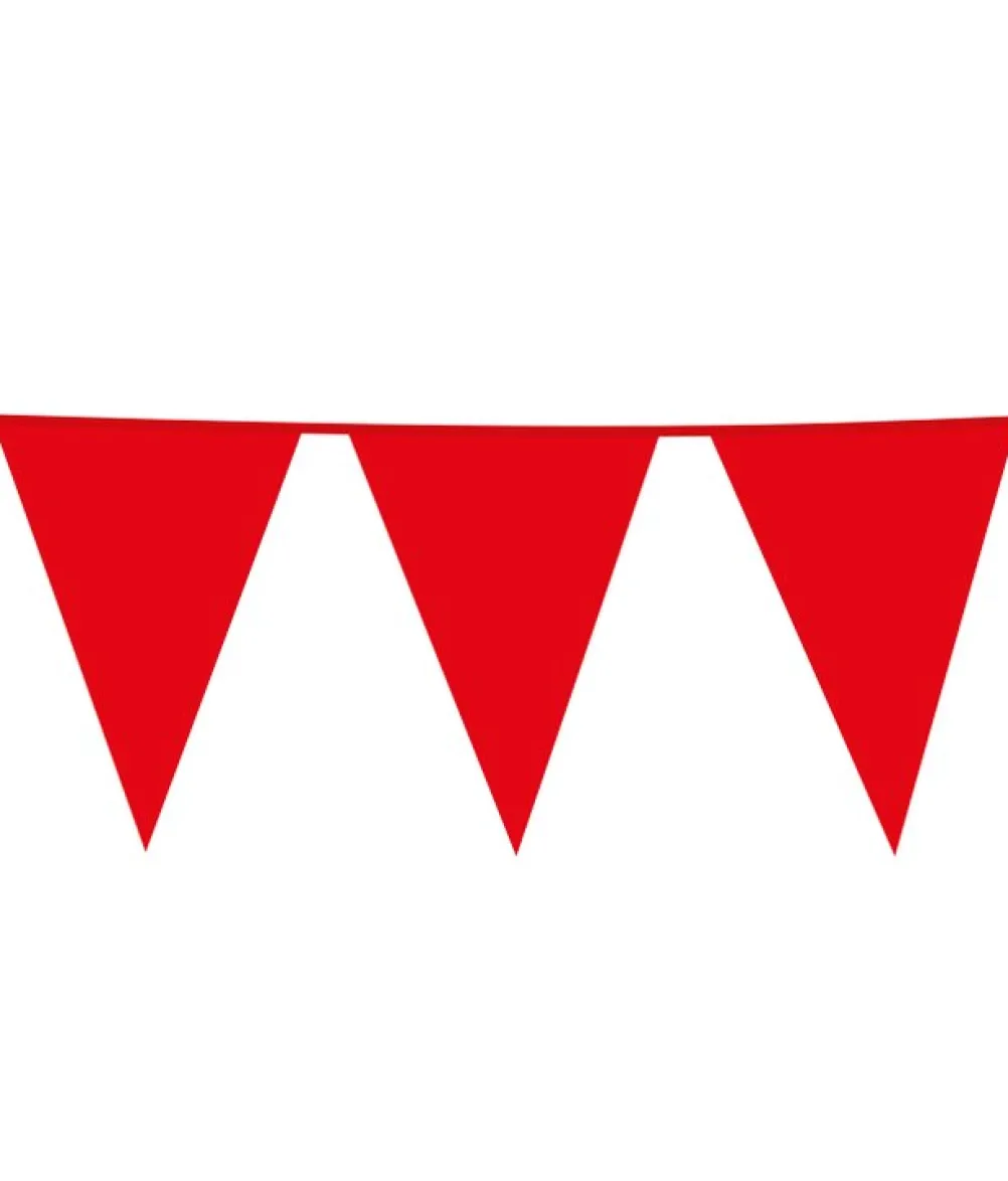Rød vimpelguirlande, stor