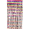 Regnbue metallic dørgardin