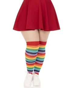 Regnbue stockings XL