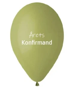 Årets konfirmand ballon, oliven