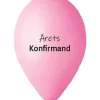 Årets konfirmand ballon, rosa