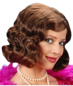 Roaring 20s paryk, brun