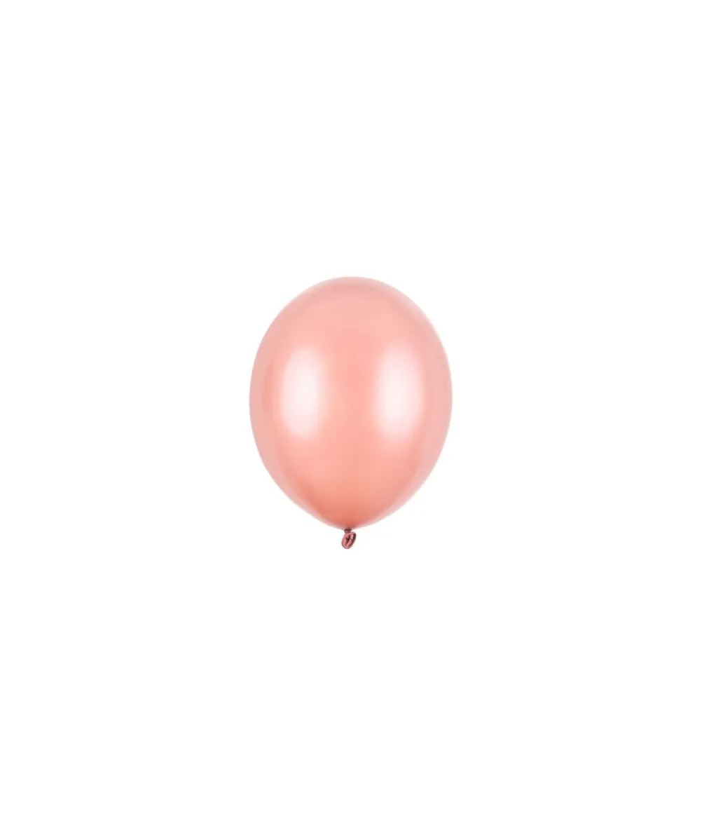 Rose gold balloner, 100 stk metallic 5"
