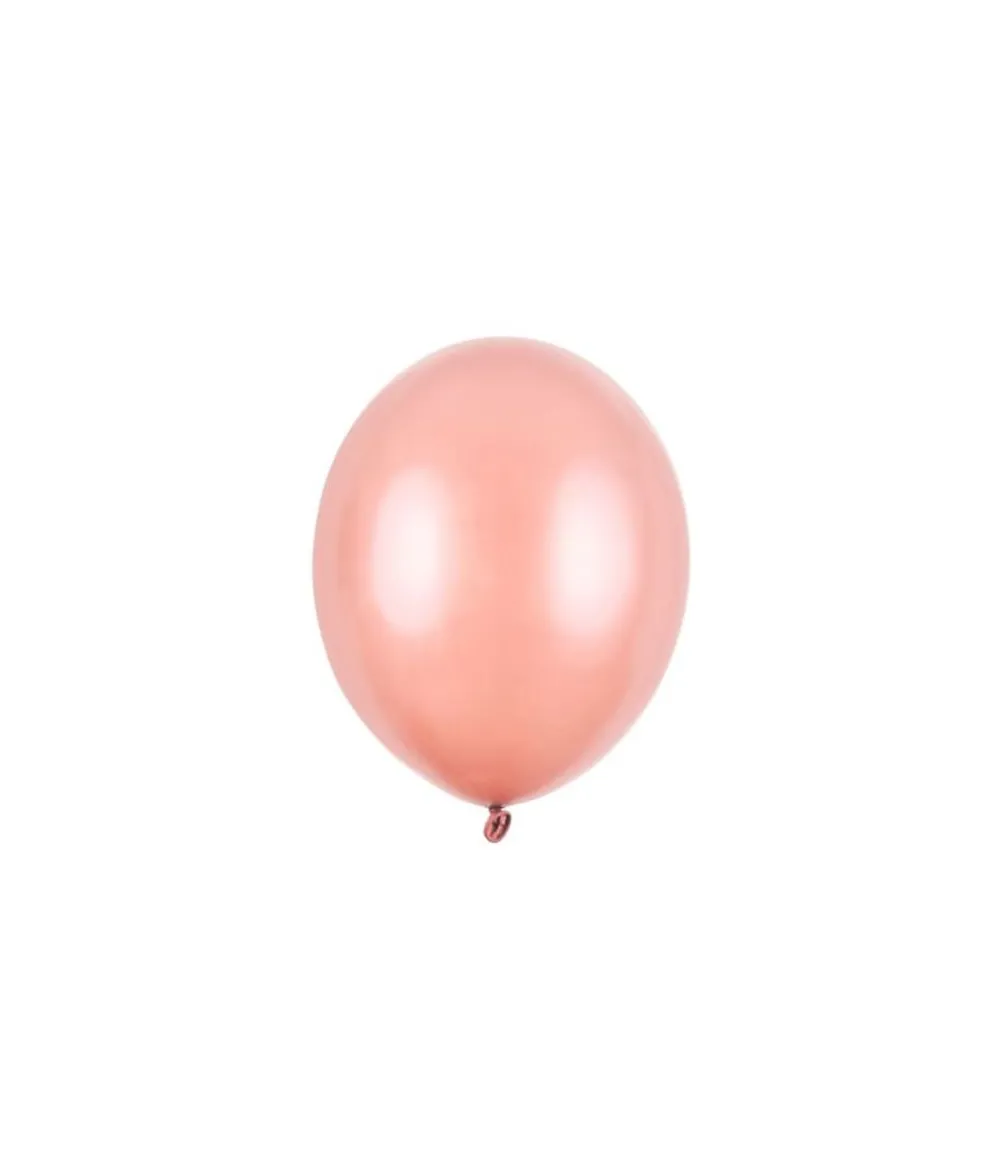 Rose gold balloner, 100 stk metallic 5"