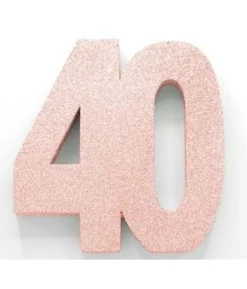 Rose gold borddekoration 40
