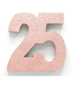 Rose gold borddekoration 25