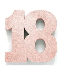 Rose gold borddekoration 18