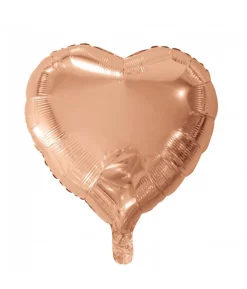 Rose Gold folieballon, Hjerte