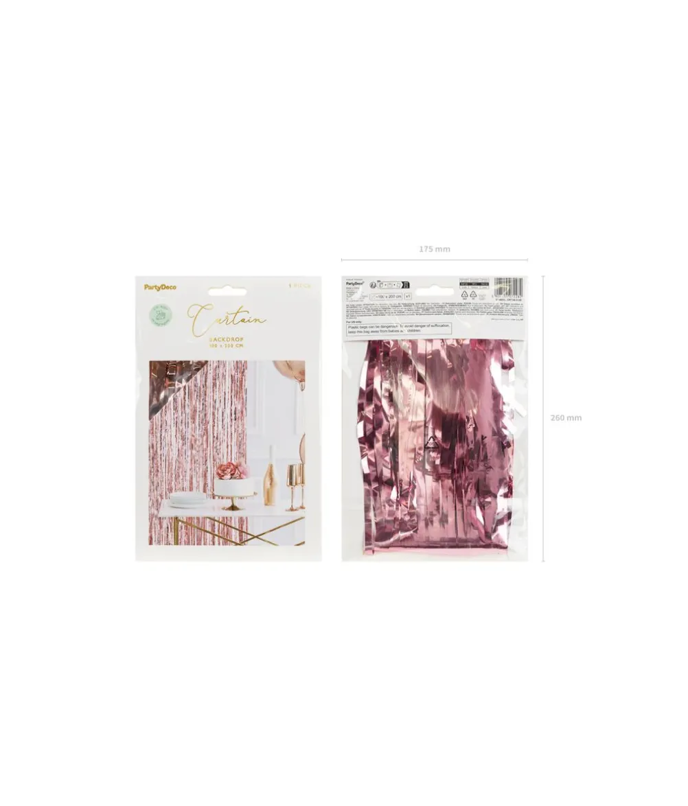 Rose gold foliegardin