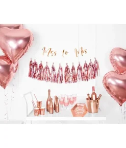 Rose gold frynseguirlande