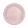 Rose gold paptallerkner, 23cm 8 stk