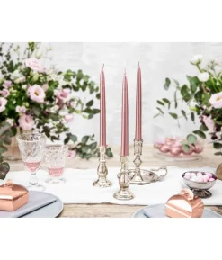 Rose gold stearinlys