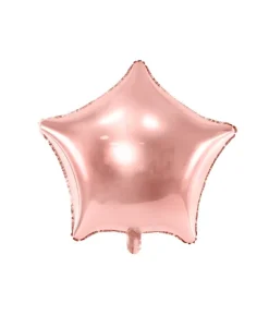 Rose gold stjerne folieballon, 70 cm