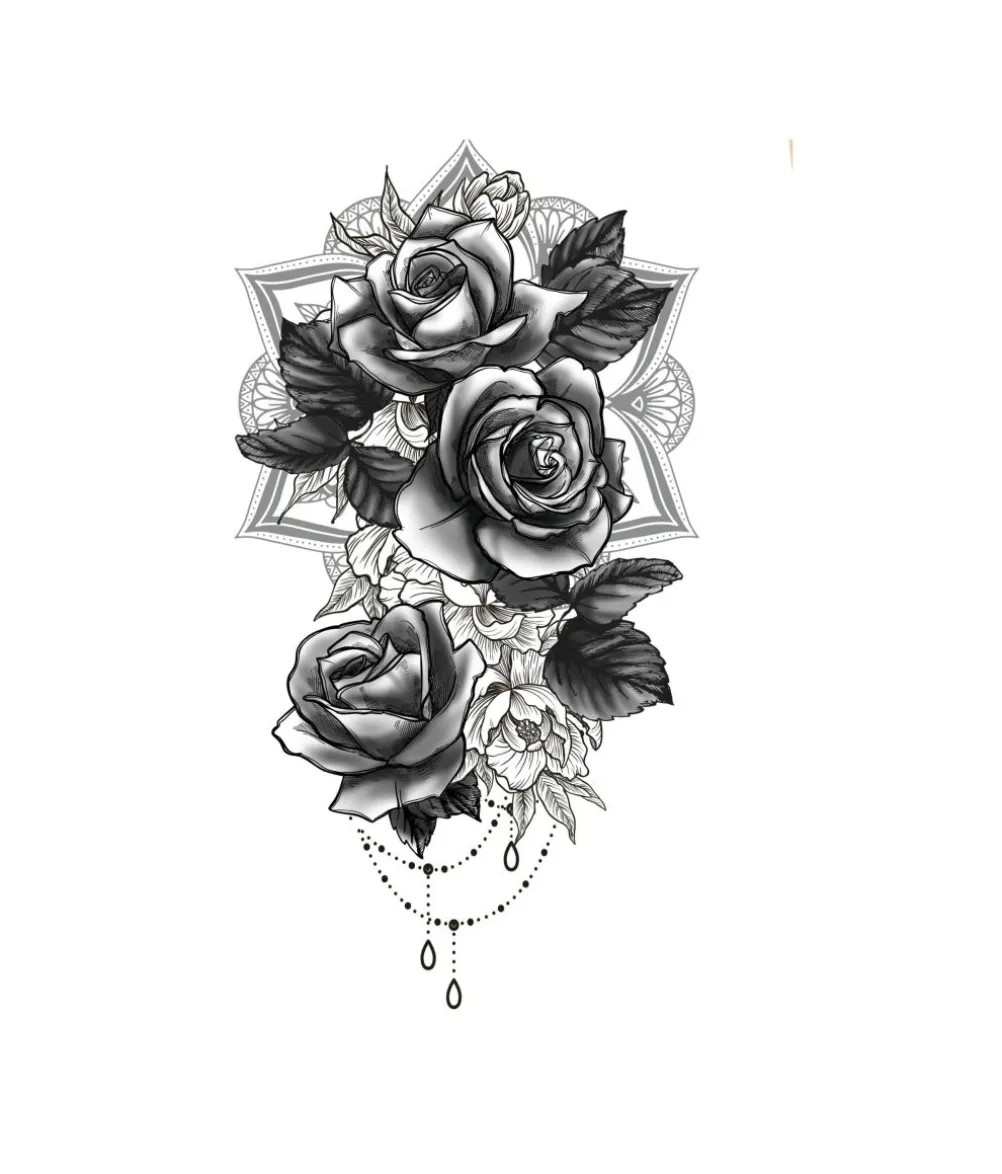 Rose tatovering
