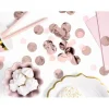 Rund rose gold konfetti