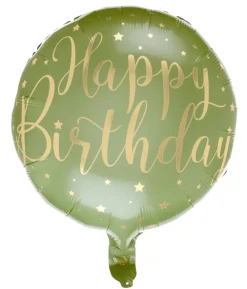 Salvie Happy Birthday folieballon, 45 cm