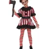 Scary Clown girl kostume