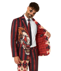 Scary red Clown jakkesæt
