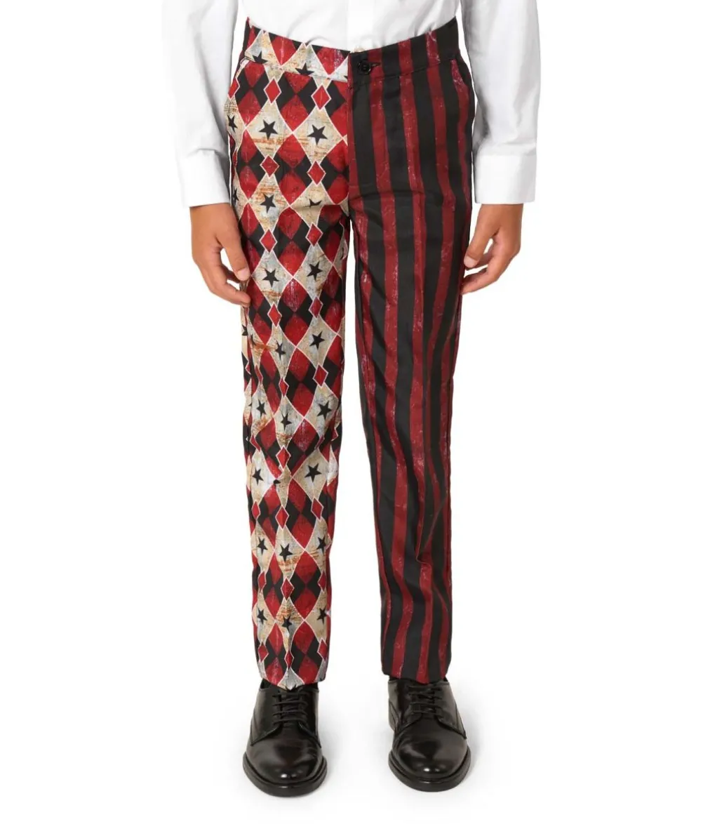 Scary red Clown jakkesæt