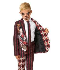 Scary red Clown jakkesæt