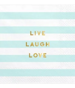 Servietter Live Laugh Love