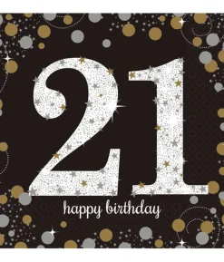 Servietter 21 år Sparkling