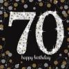 Servietter 70 år Sparkling